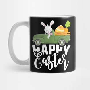 Happy Easter Vintage Truck Bunny Mug